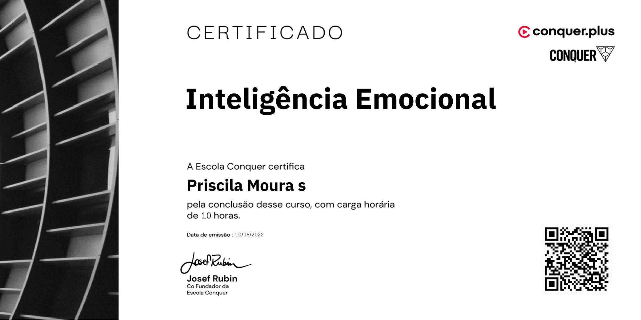 Certificado de Inteligência Emocional